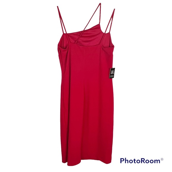 NWT Express Asymmetrical Strappy Bodycon Dress - Picture 5 of 10
